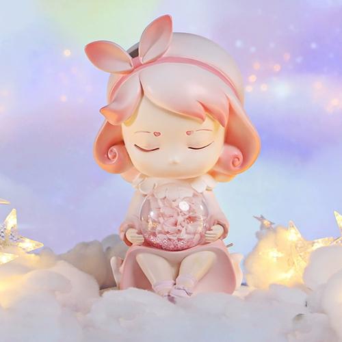 梦幻少女心创意小摆件卡通床头柜桌面装饰小夜灯公仔学生生日礼物