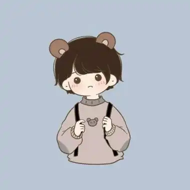 呆萌可爱的一对卡通情侣头像超甜卡通动漫头像