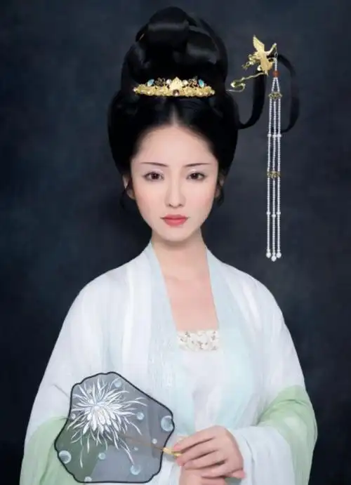 这些就是当时盛行一时的妆容造型.