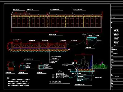 屋顶花园地面防腐木设计平面图下载_【知末网cad图纸库】第1页