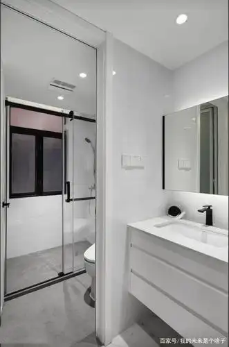 卫生间干湿分离的4种方法,小卫生间也能做得到,看完真心动!