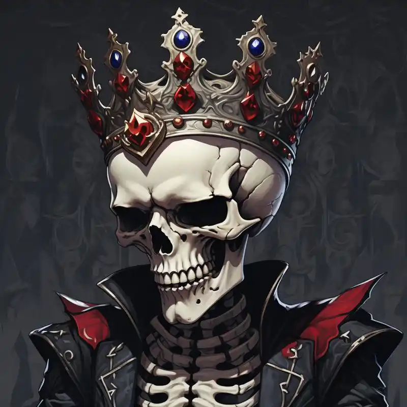 92暗黑系骷髅头像精选97 探索骷髅头像的神秘与魅力,每一张都散发