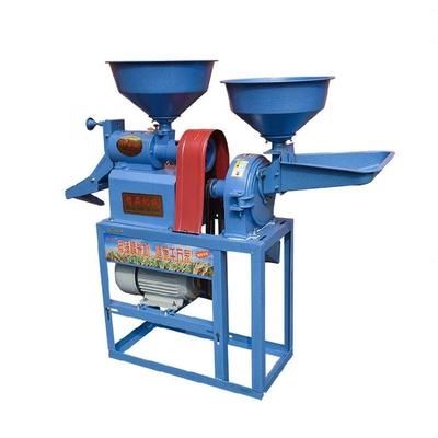 小型磨粉机碾粉碎家用碾米粉碎一体机养殖场m研磨机稻谷大米碾米