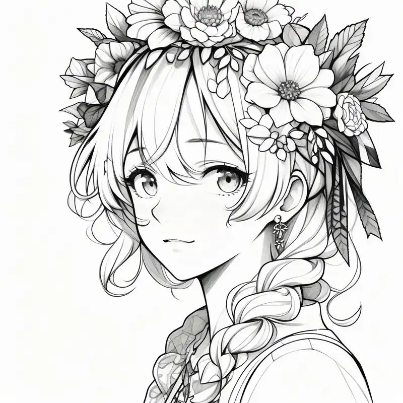 96素描动漫头像大赏99 素描与动漫的完美结合,每一笔都充满了灵动