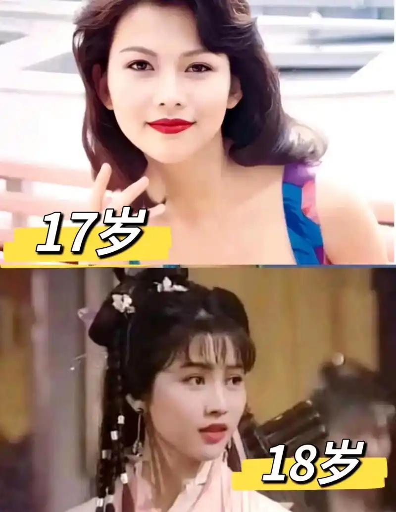 蔡少芬年轻时是真美啊