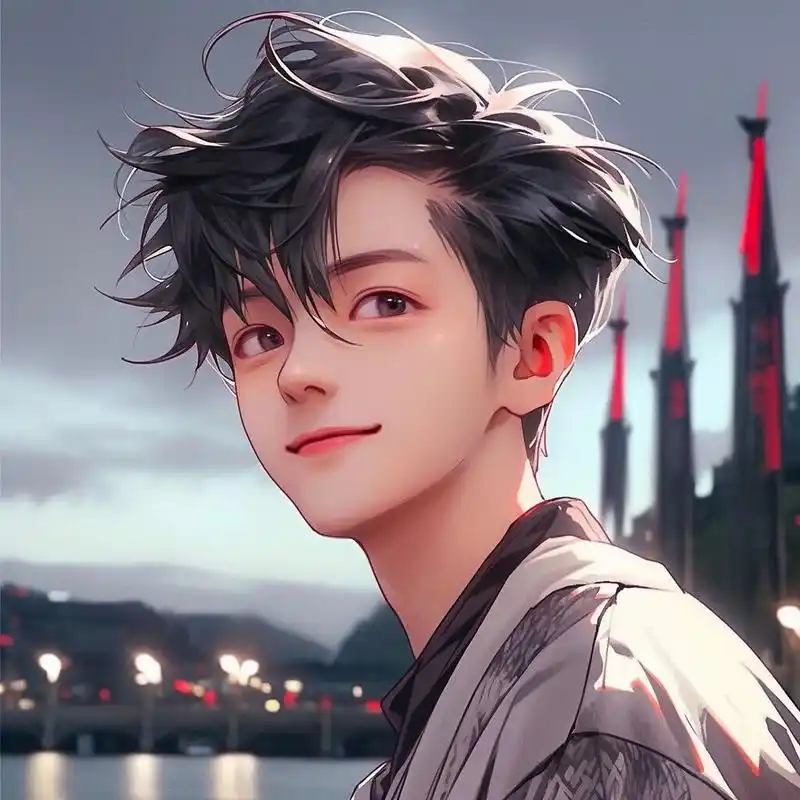 治愈微笑98 漫画男生头像