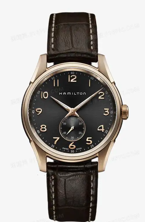 色汉米尔顿腕表银黑色男表男士手表png汉米尔顿手表金咖色男表机械腕