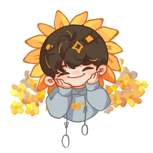 76易烊千玺朋友请听好饭绘可爱头像