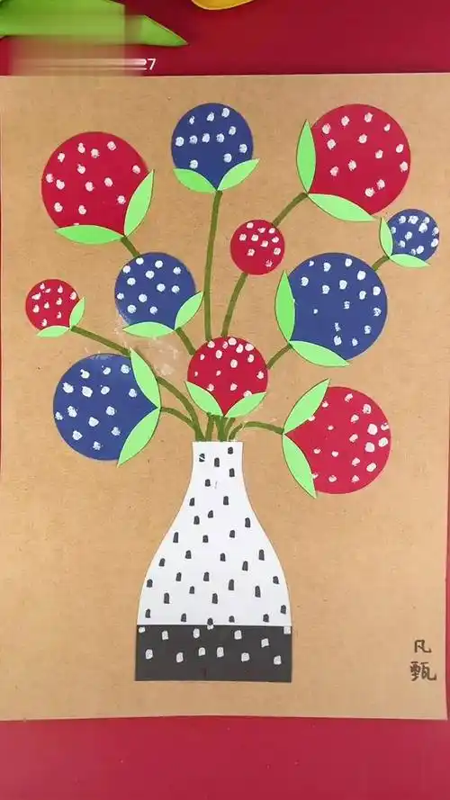 点线面创意画,求小可爱赐名～创意美术 儿童创意绘画 亲子手工幼儿园