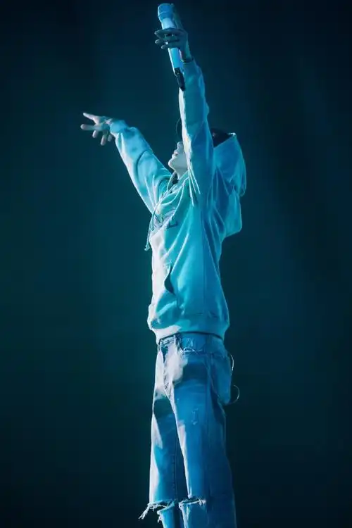 王源广州演唱会背影花絮照