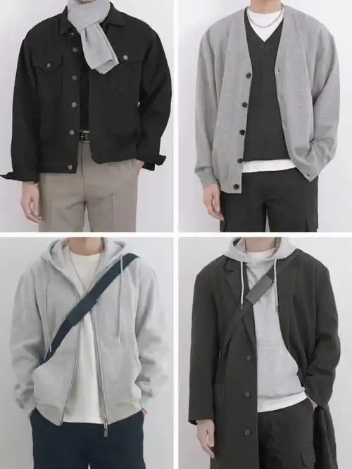 175偏瘦男生春季穿搭合集干净又简约