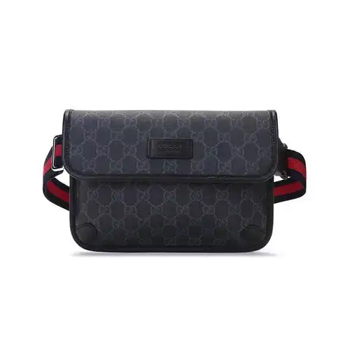 古驰gucci男士帆布胸包斜挎包腰包598113k5rln视频