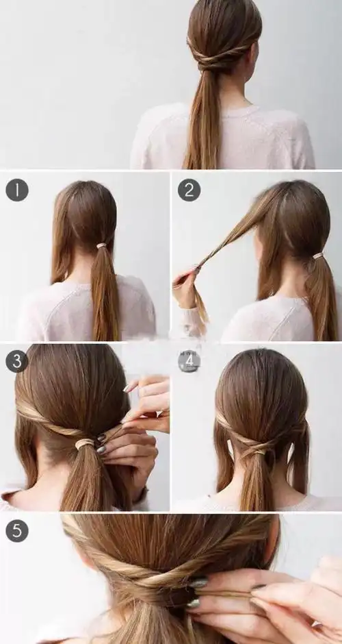 女神编发8:气质低马尾