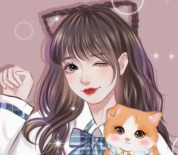 可爱女生闺蜜头像