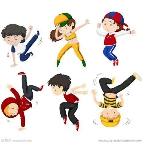 跳街舞卡通简笔画 第3页