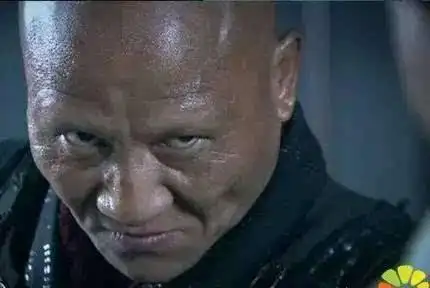 银幕武侠第一恶人,表情凶悍,无发无眉!