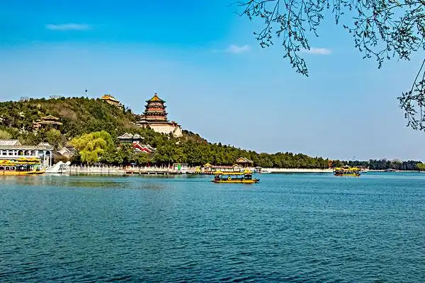 北京市颐和园建筑景观_全景网