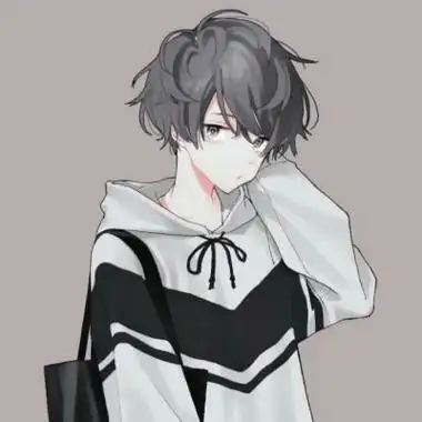 超拽帅气动漫男生头像我爱你满口谎言真诚的样子