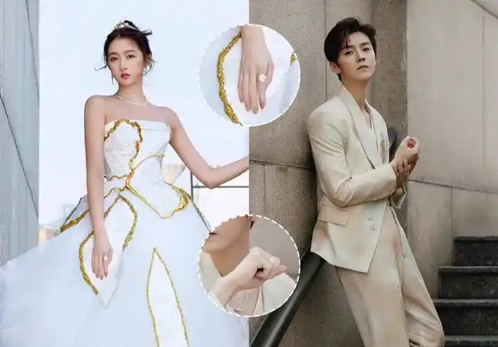 原创鹿晗关晓彤婚纱照曝光恋爱4年她变化真的好大