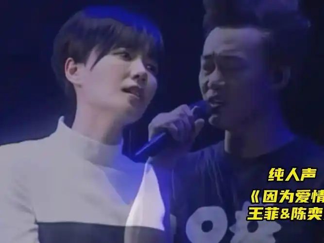 纯人声《因为爱情》王菲&陈奕迅