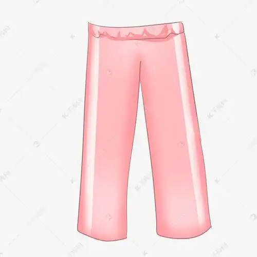 卡通粉色运动裤