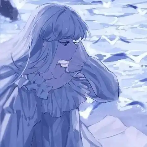 仙气头像蓝色系动漫