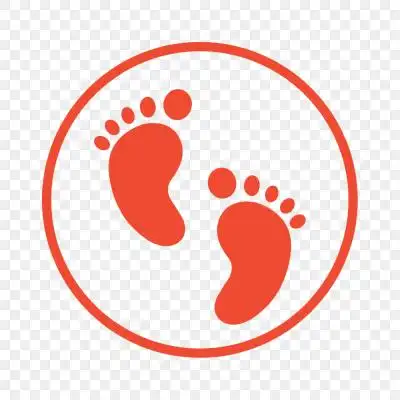 脚印按章页眉页脚绿色简约抑菌止痒消灭脚气脚气海报卡通对话框可爱