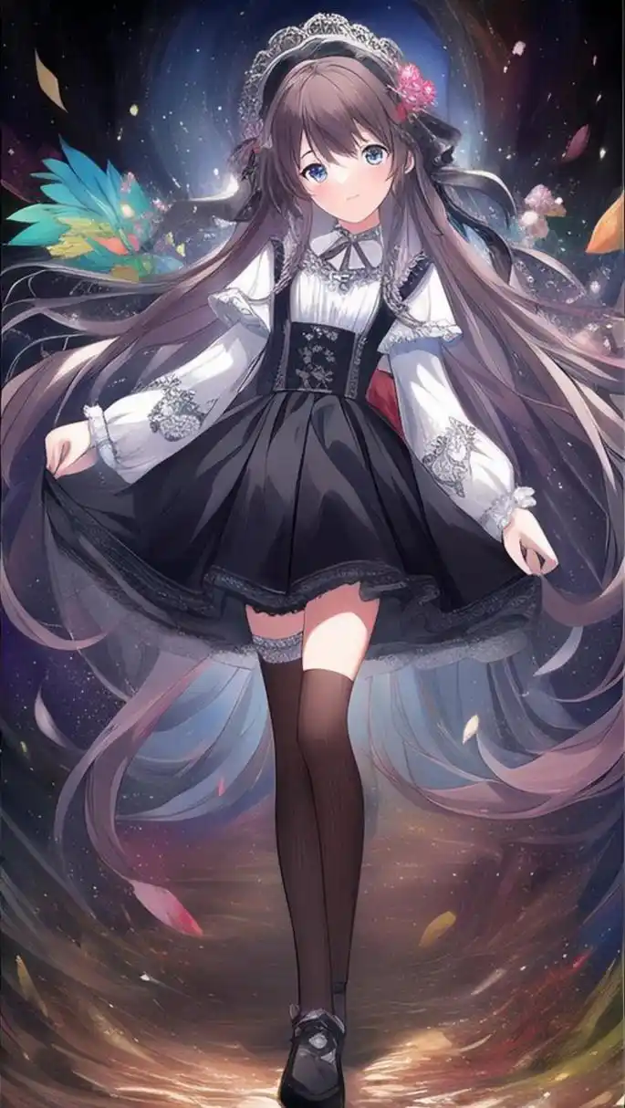 有趣表情 :好看的公主裙动漫美女头像表情手机壁纸#有趣表情# #动漫