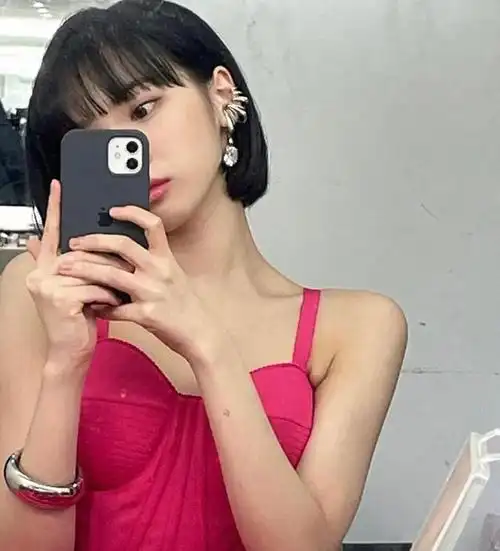 韩国短发发型女图片(韩国今年流行女短发发型)(9)