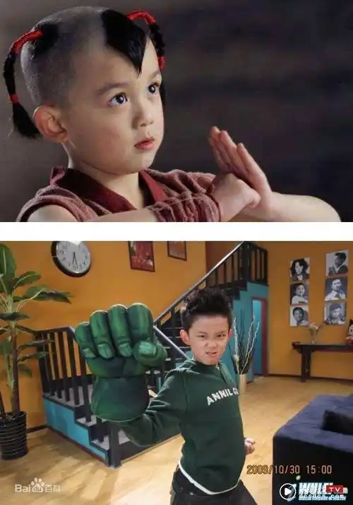 吴磊童年时期