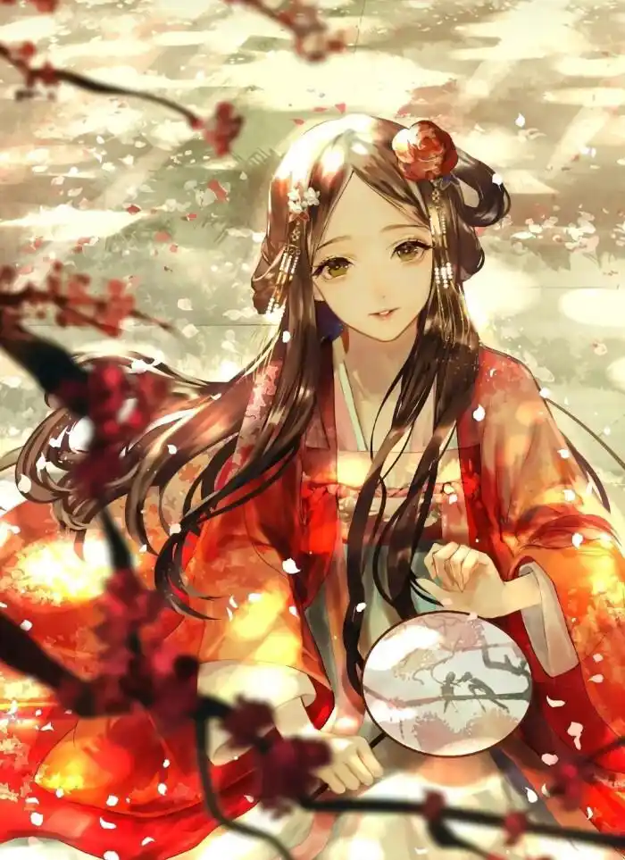 「古风」古风红衣女子头像特辑(一)