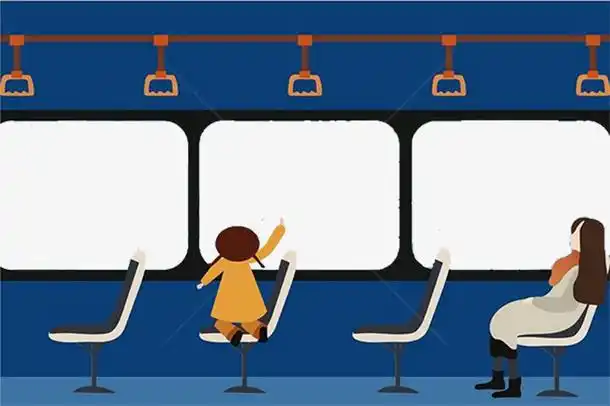 公交车内部座位