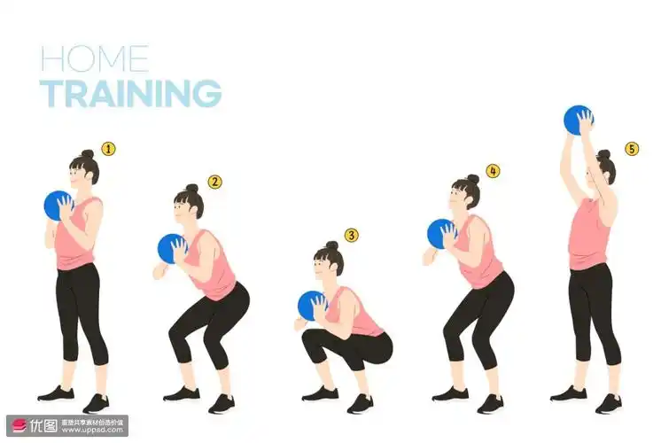 投球动作分解指导家庭锻炼运动插画