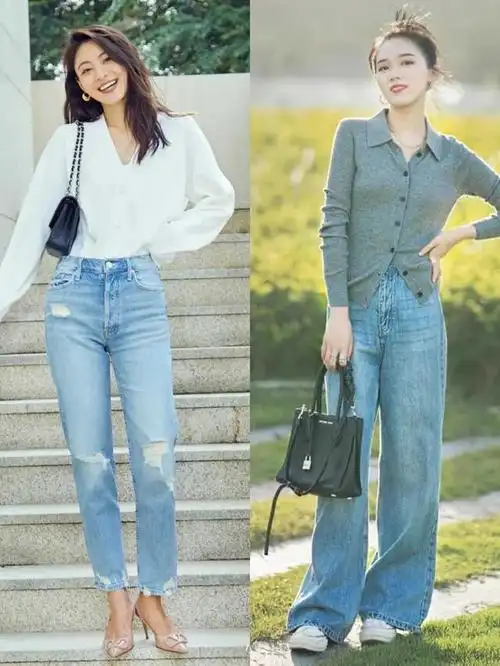 牛仔上衣搭配什么裤子好看牛仔衣