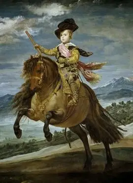 a021036《骑马的巴尔塔萨·卡洛斯王子》西班牙画家委拉斯凯兹高清