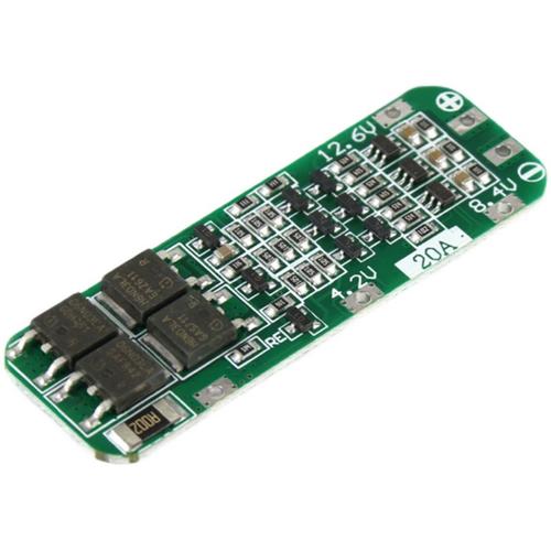 126v三节串联电源模块3串20a大电流18650锂电池保护板111v12v