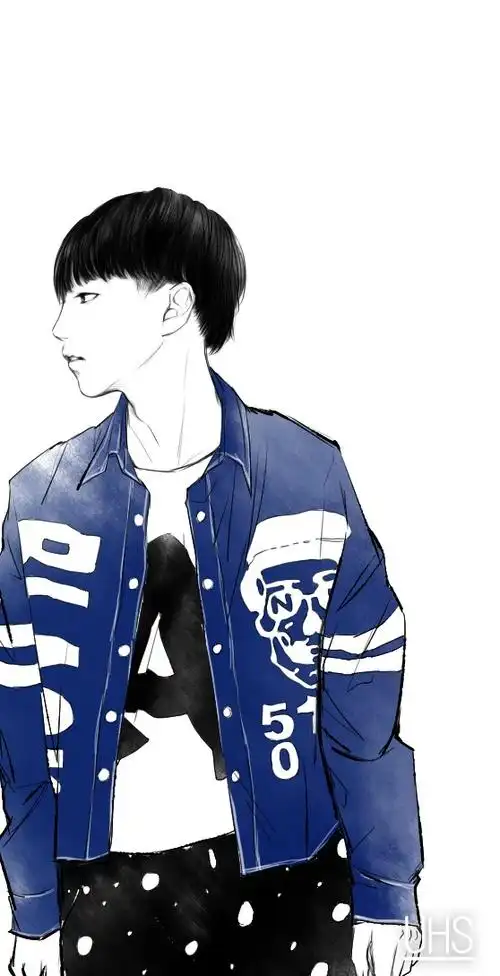 王俊凯##tfboys王俊凯手绘# first love~(cr:@-uhs