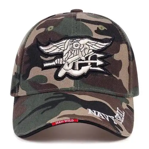 夏季通用大头户外棒球帽迷彩帽通用情侣帽子战术棒球帽通用 黑色fbi