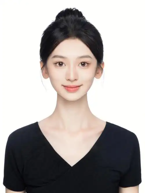 天真蓝证件照真的很好看