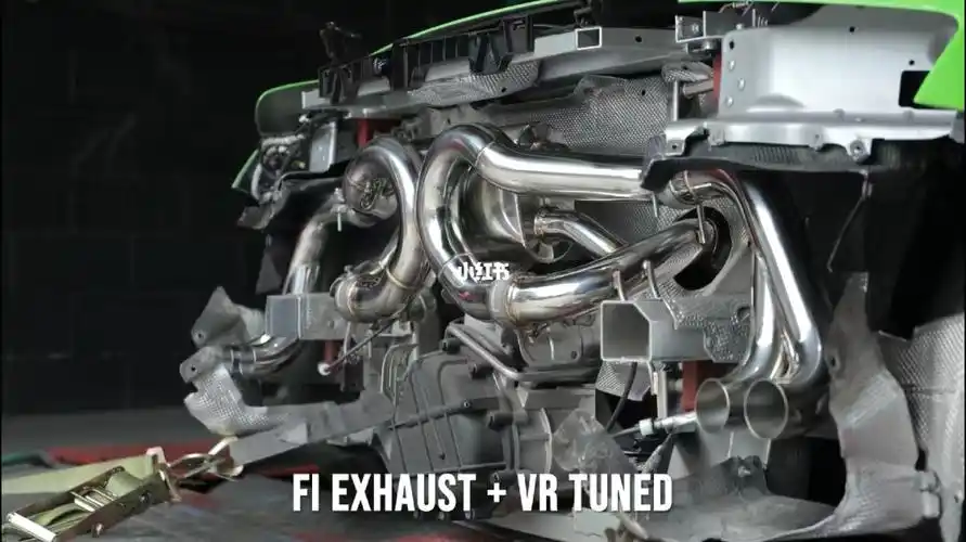 奥迪r8v10fiexhaust尾段阀门排气