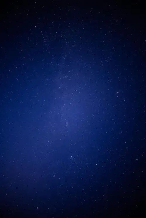 蓝色星空美景图片