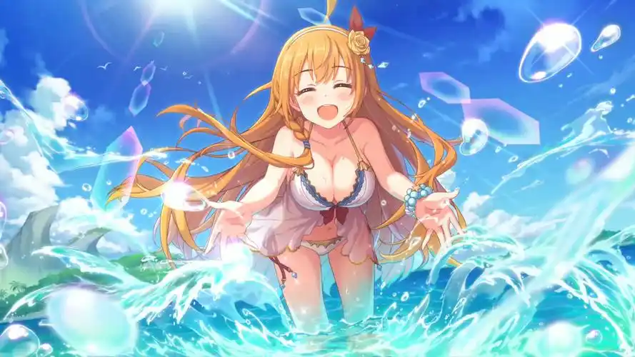 【公主连结】泳装佩可动态壁纸,大家一起冲!最 强 杠 六