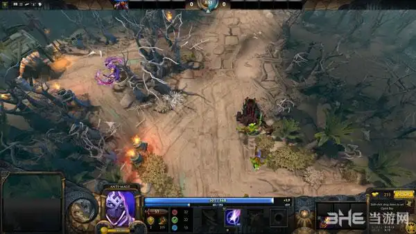 dota2重生beta沙漠地图欣赏 浓郁中东风格