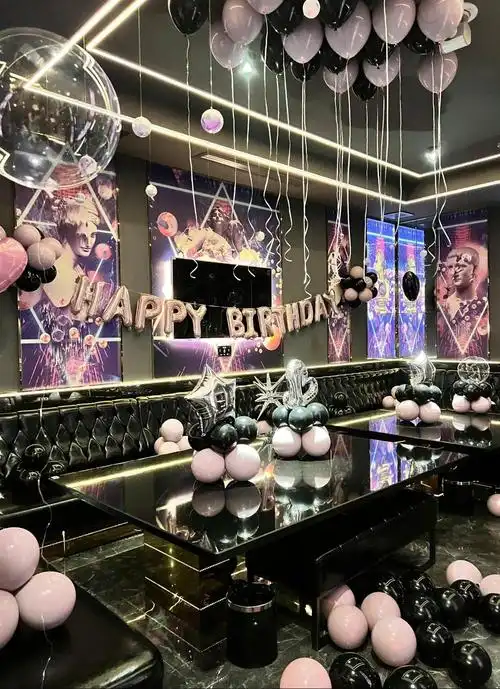 ktv包厢生日布置