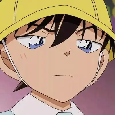 名侦探柯南头像高清戴黄色帽子系列 - 动画片头像 - 潮人个性网