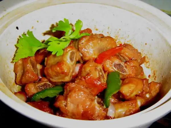 广东菜红葱头焗排骨