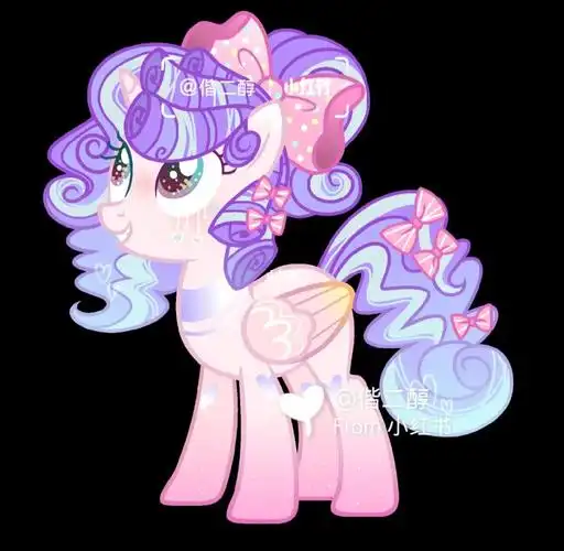 小马融合设定凝心雪儿和煦光流