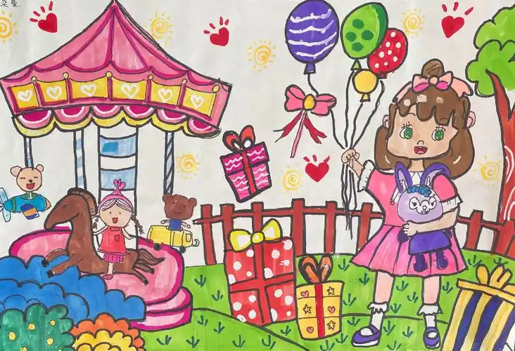 《我们的六一》潘美熙 12岁《儿童节快乐》李君豪 11岁《我的六一儿童