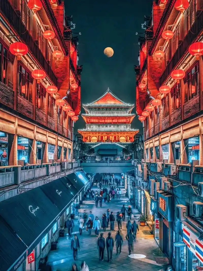 96穿越到长安去欣赏盛唐时的夜景 - 抖音