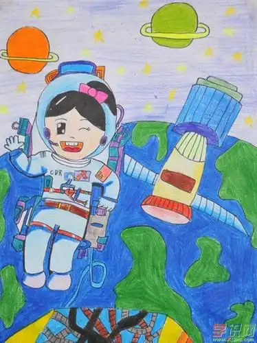 小学生我的梦中国梦绘画